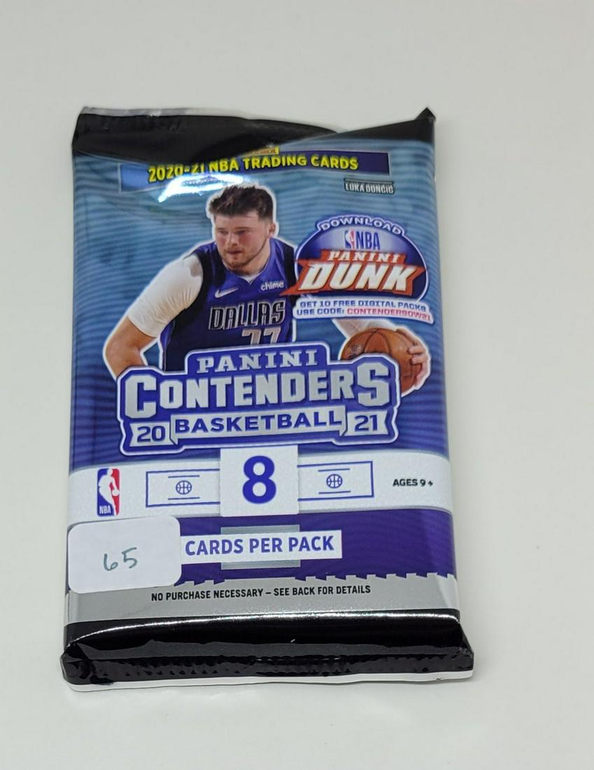 2021 PANINI CONTENDERS BASKETBALL RETAIL PACK (1 of 1)
