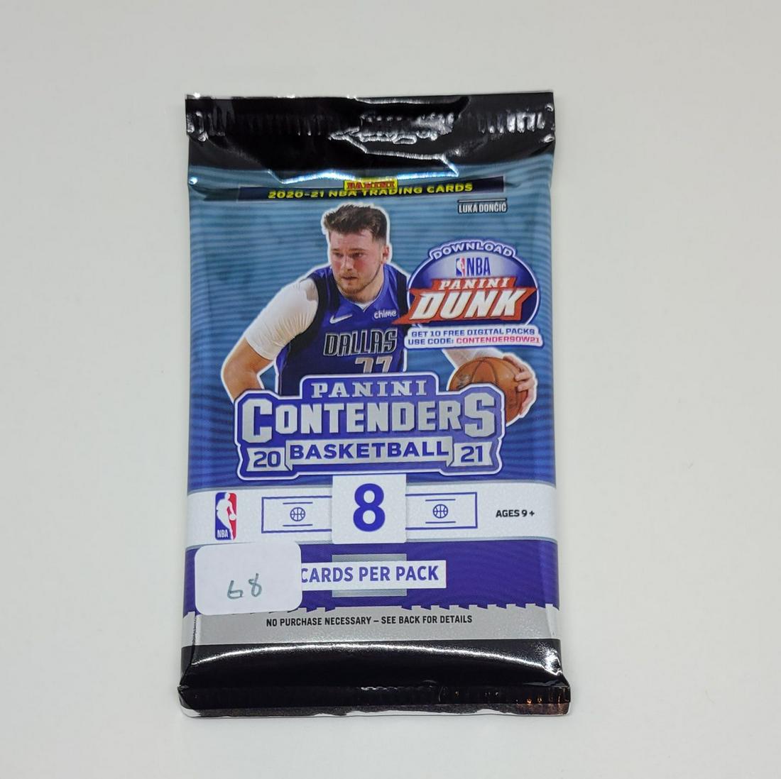 2021 PANINI CONTENDERS BASKETBALL RETAIL PACK (1 of 1)