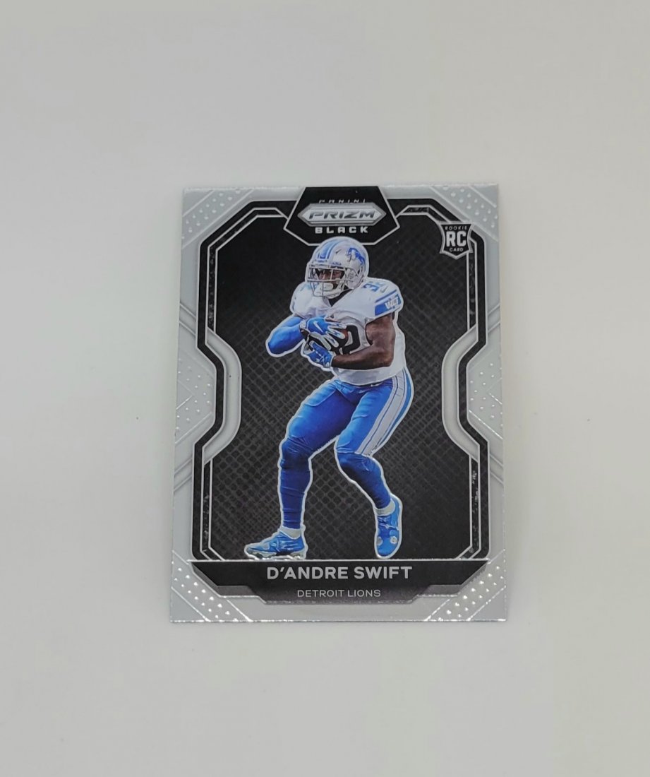 DeANDRE Swift Panini Prizm Black Rookie Card (1 of 1)