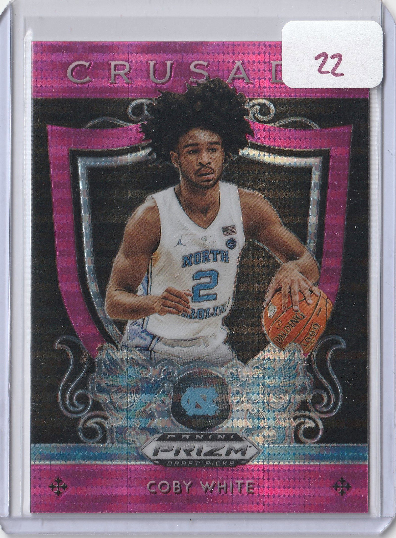Coby White Bulls Pink Hyper Prizm RC (1 of 1)