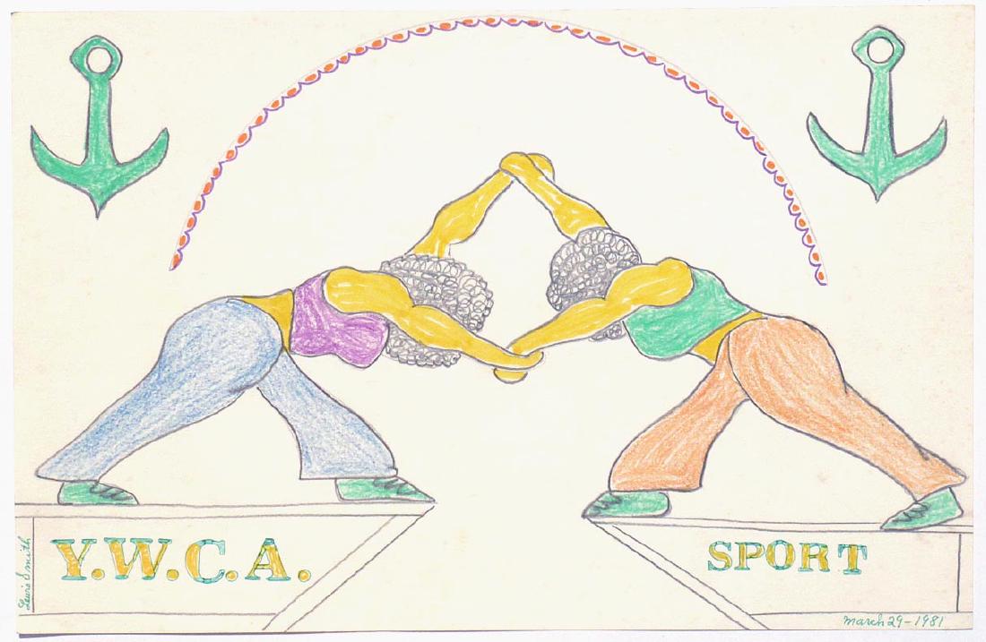 Lewis Smith Outsider Art: YWCA Sport (1 of 1)