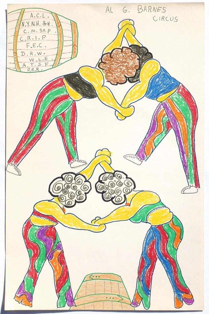 Lewis Smith Outsider Art: Al G. Barnes Circus (1 of 2)