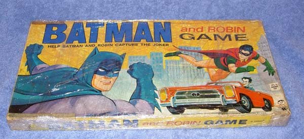 1965 BATMAN AND ROBIN GAME BY HASBRO