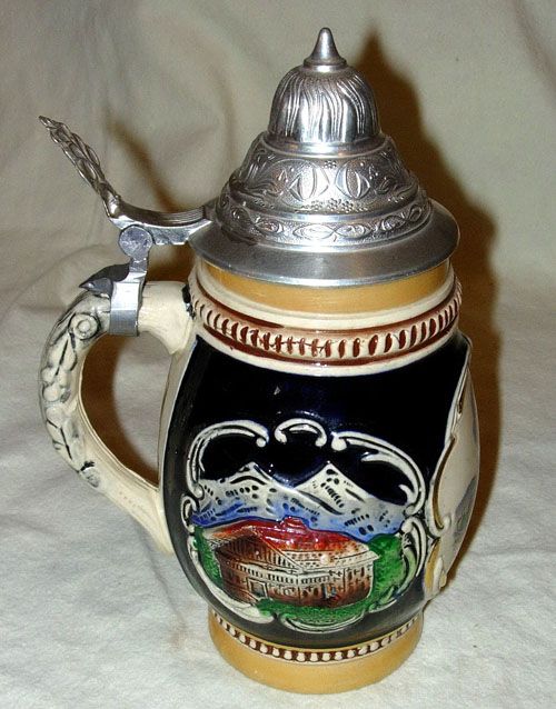 1403: KING GERMAN BEER STEIN #715 - PBERA,,ERGAU