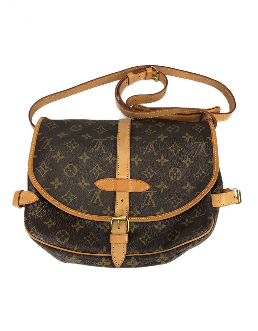 Louis Vuitton Saumur 30 Brown Monogram Canvas Bag (1 of 7)