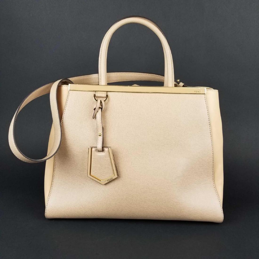 Fendi Medium 2Jours Tote Leather Handbag (1 of 20)