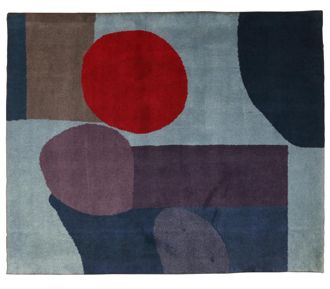 TAPESTRY AFTER PAUL KLEE (1879-1940): Bleu-rouge', 1930, wool tapestry, with artist's name stitched in margin of reverse, from the edition by Marie Cuttoli and Lucie Weill Literature: Charles E. Slatkin Galleries, Inc., Contemporary Frenc