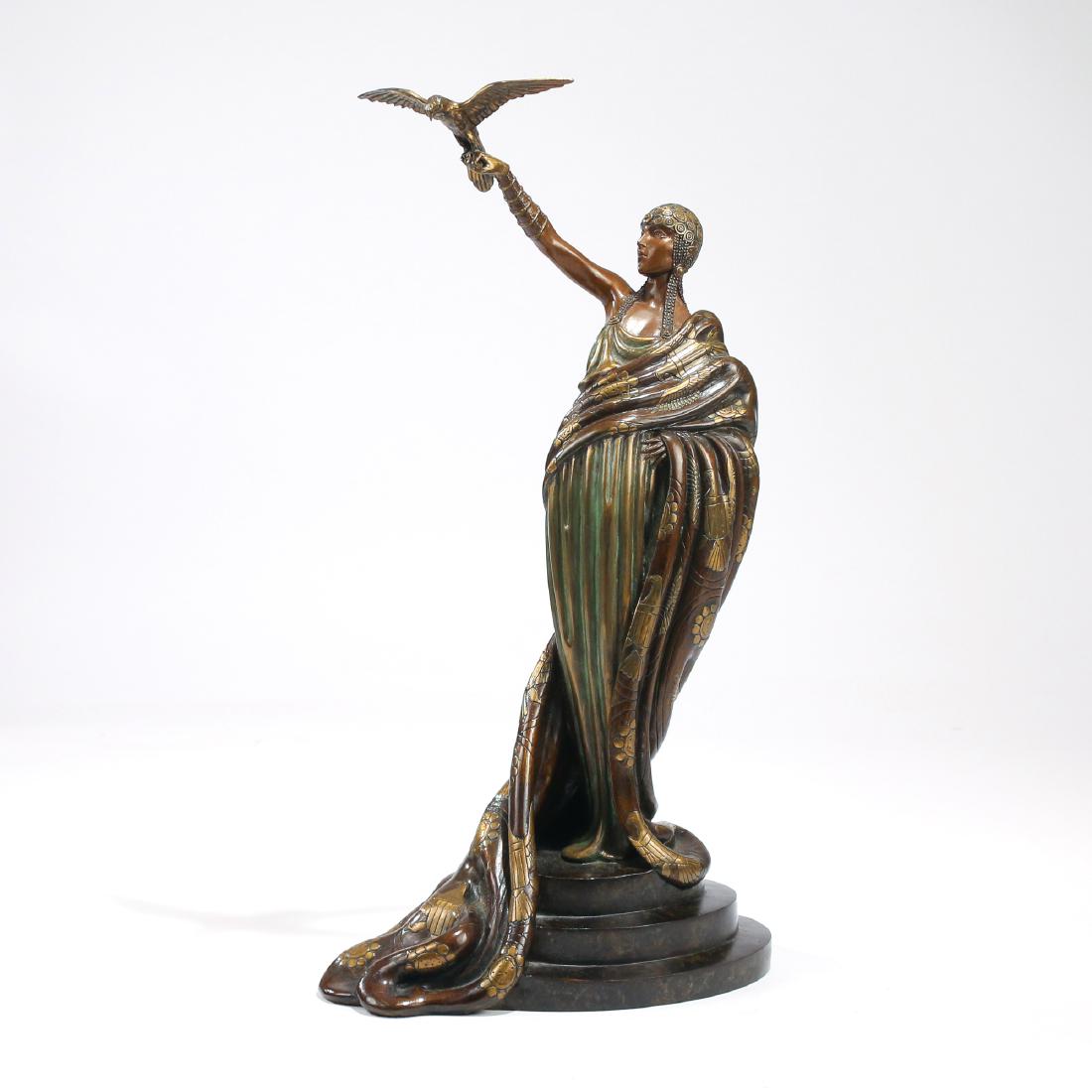 ERTE [ROMAIN DE TIRTOFF] (1892-1990): Victoire, 1980 bronze h. 18-1/4 w. 10 d. 6 in. no. 76/250, Joel Meisner Foundry, published by RKP Int. Corp., 1980, with incised signature, numbered, dated, and stamped by publisher and foundry
