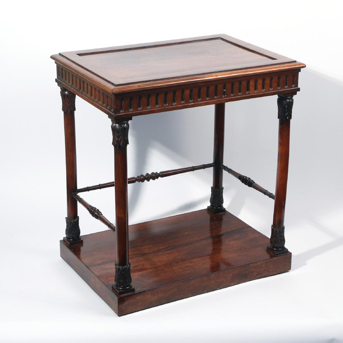 ENGLISH REGENCY ROSEWOOD SIDE TABLE (1 of 7)