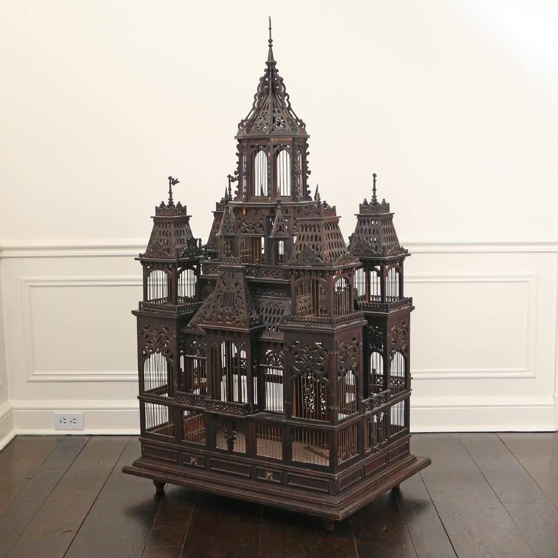 LARGE ANTIQUE FRENCH BIRDCAGE (1 of 6)