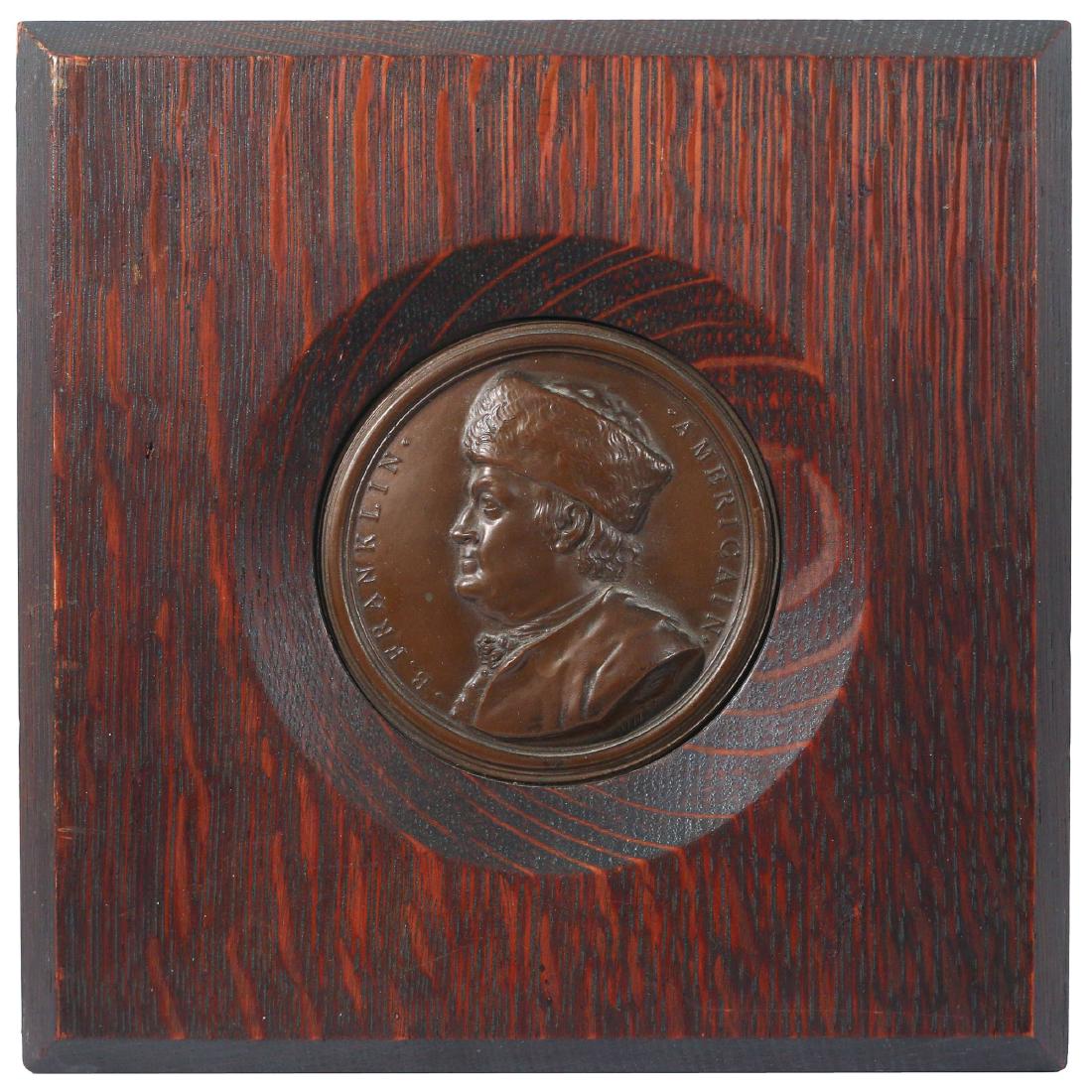 1777 BENJAMIN FRANKLIN NINI PLAQUE (1 of 4)