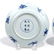 PAIR CHINESE BLUE & WHITE PORCELAIN DISHES - 7
