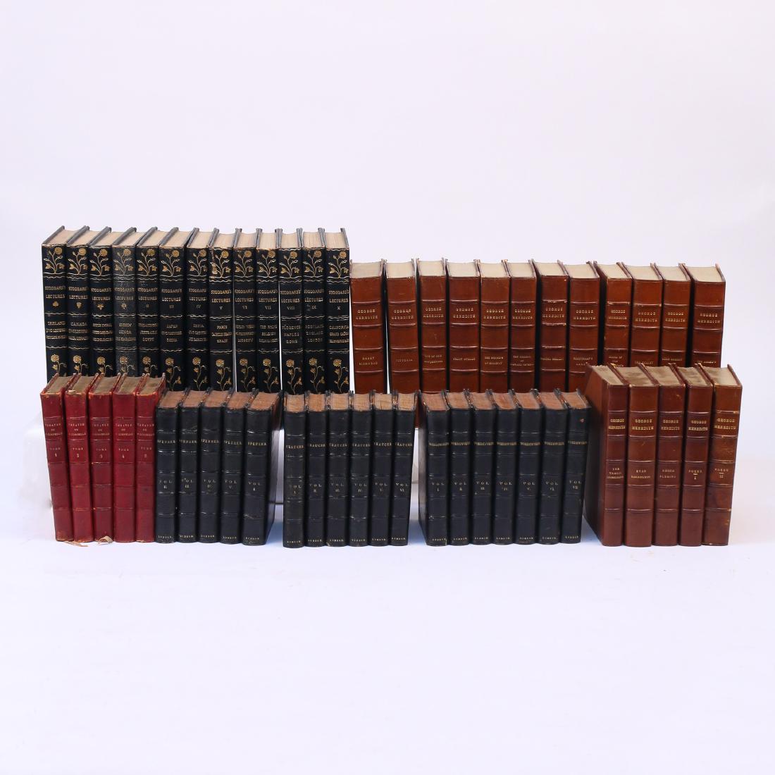 (53vol) [BINDINGS] MISC. LEATHER-BOUND BOOKS (1 of 9)