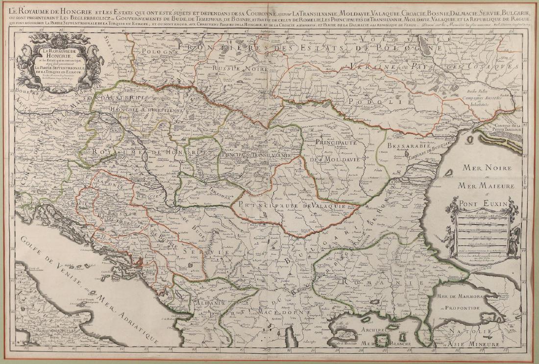 [JAILLOT] MAP OF HUNGARY & SURROUNDINGS (1 of 8)