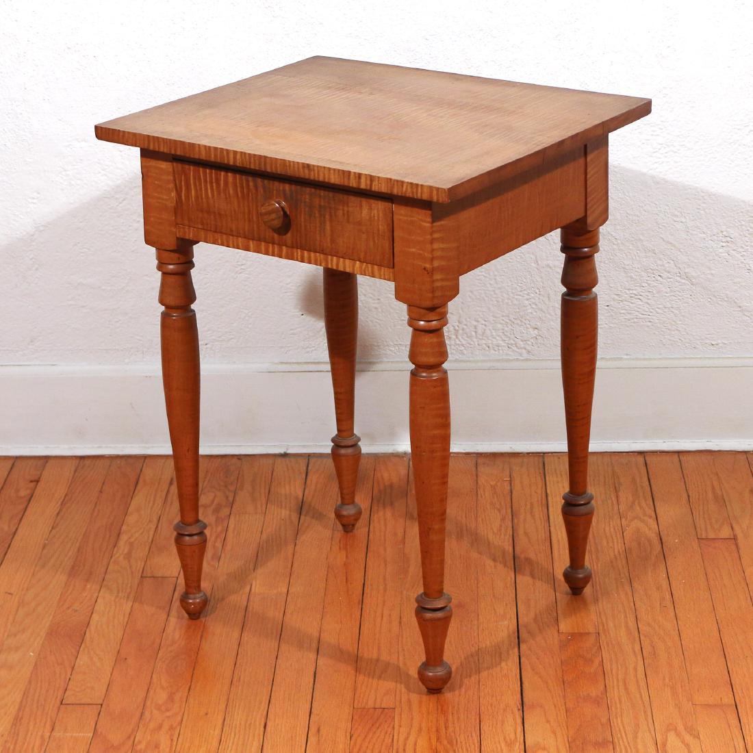 AMERICAN SHERATON TIGER-MAPLE STAND (1 of 4)