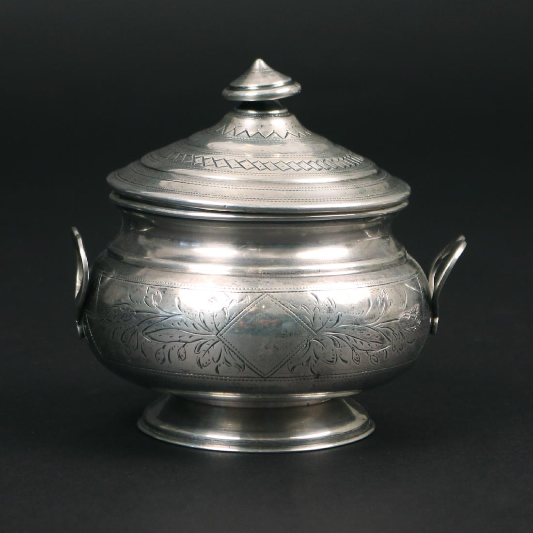RUSSIAN SILVER SUGAR BOWL (1 of 5)