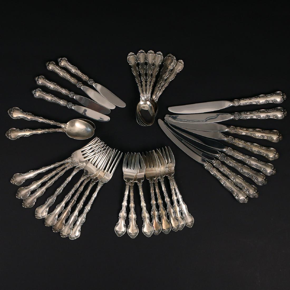 (37pc) GORHAM STERLING SILVER FLATWARE (1 of 3)