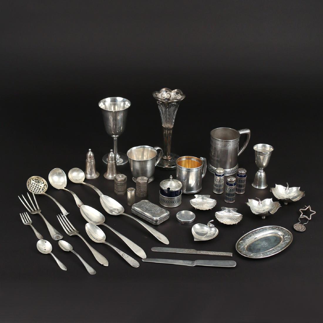 MISC. STERLING FLATWARE & HOLLOWARE (1 of 6)