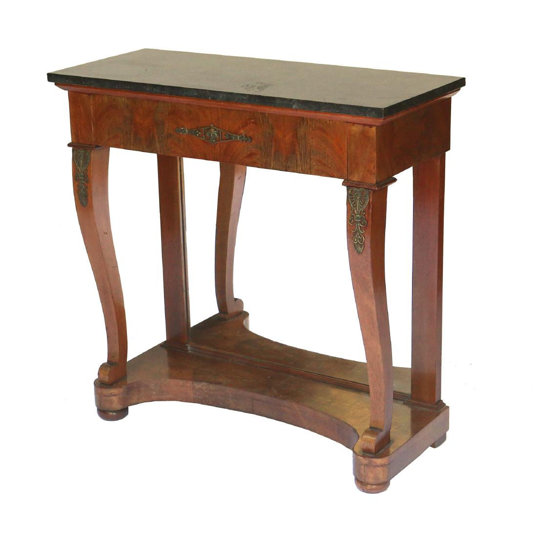 FRENCH MAHOGANY PIER TABLE (1 of 4)