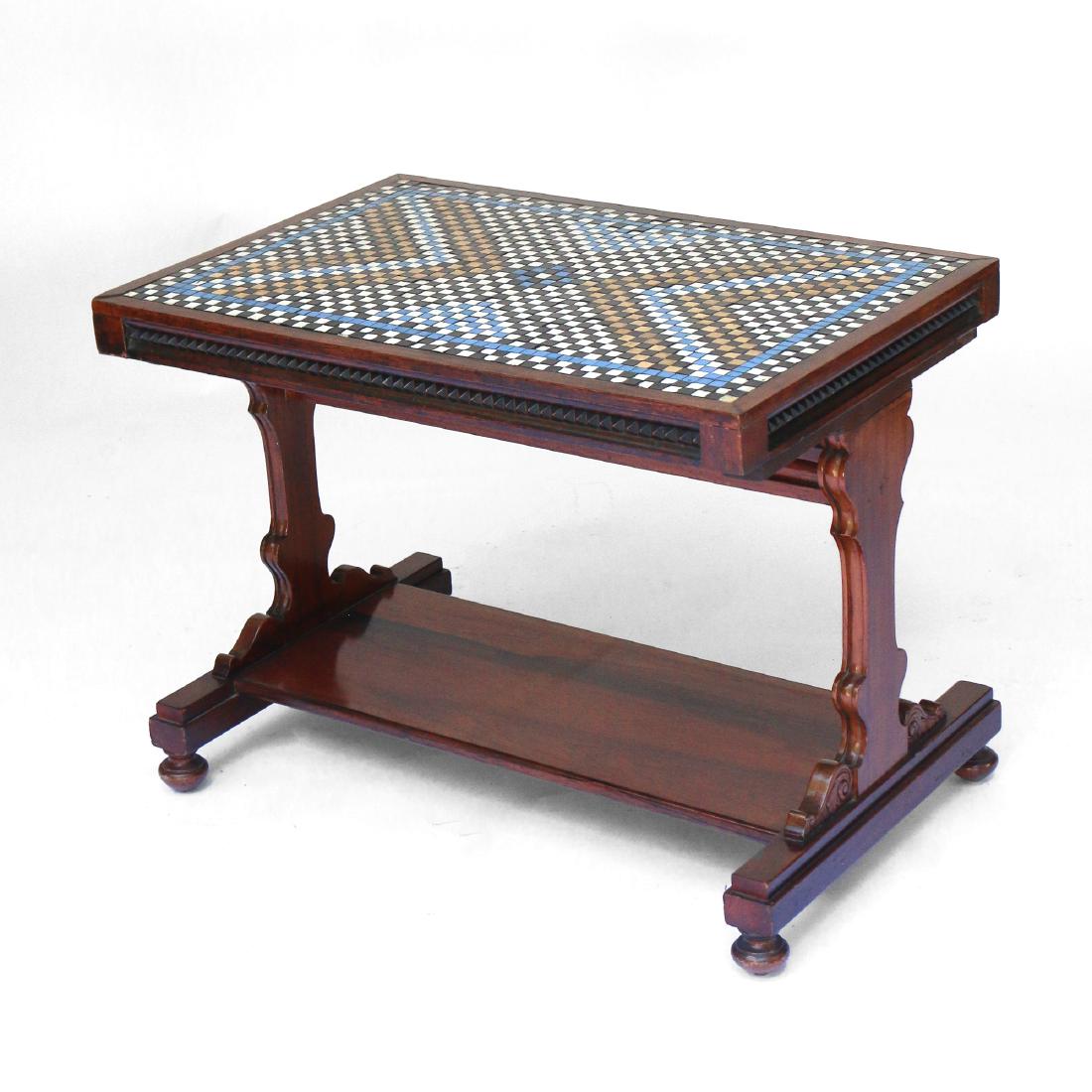 ENGLISH REGENCY ROSEWOOD COFFEE TABLE (1 of 5)