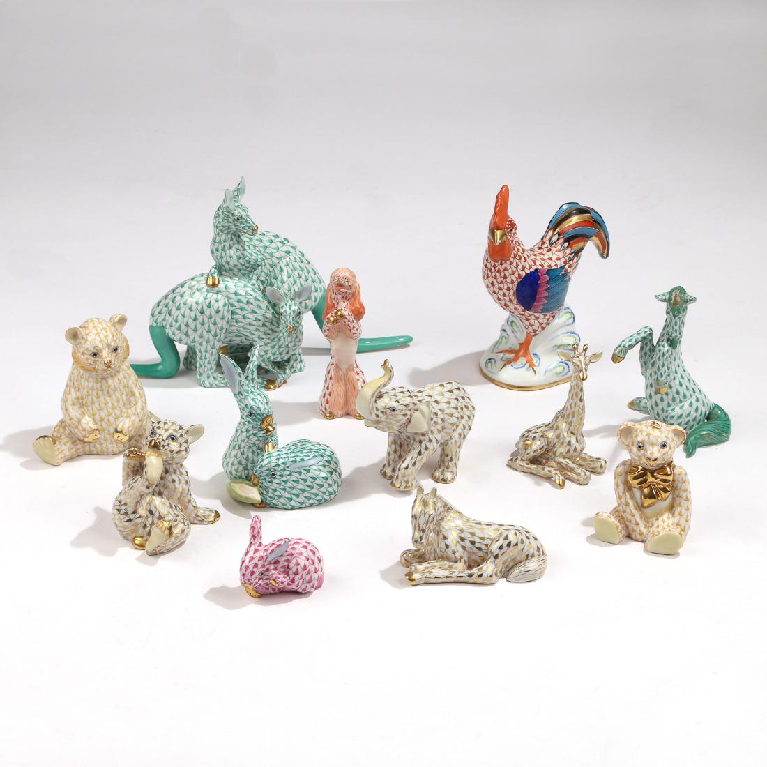 (12pc) HEREND LACE FIGURINES (1 of 9)