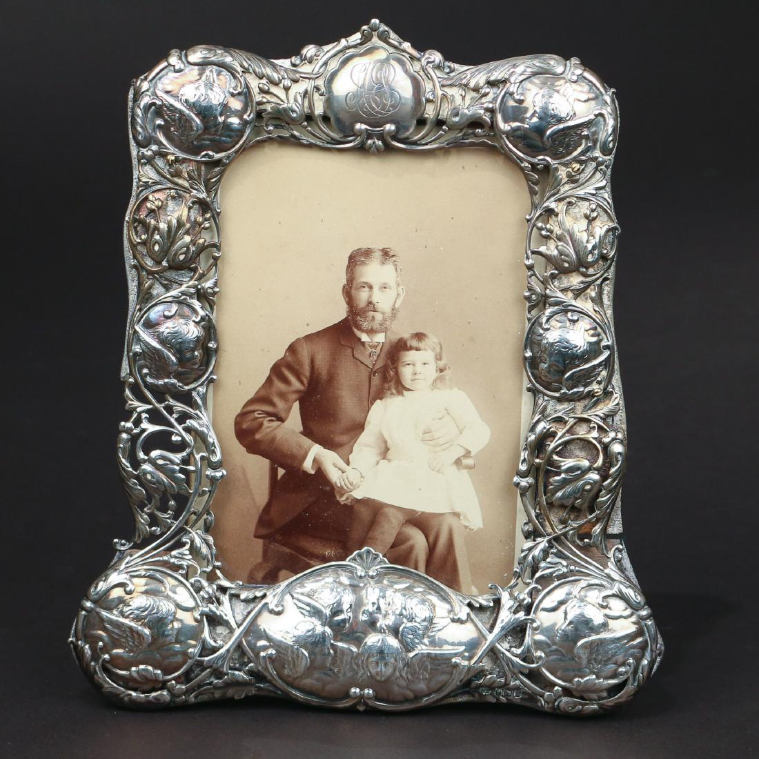 ENGLISH SILVER EASEL-BACK FRAME (1 of 3)