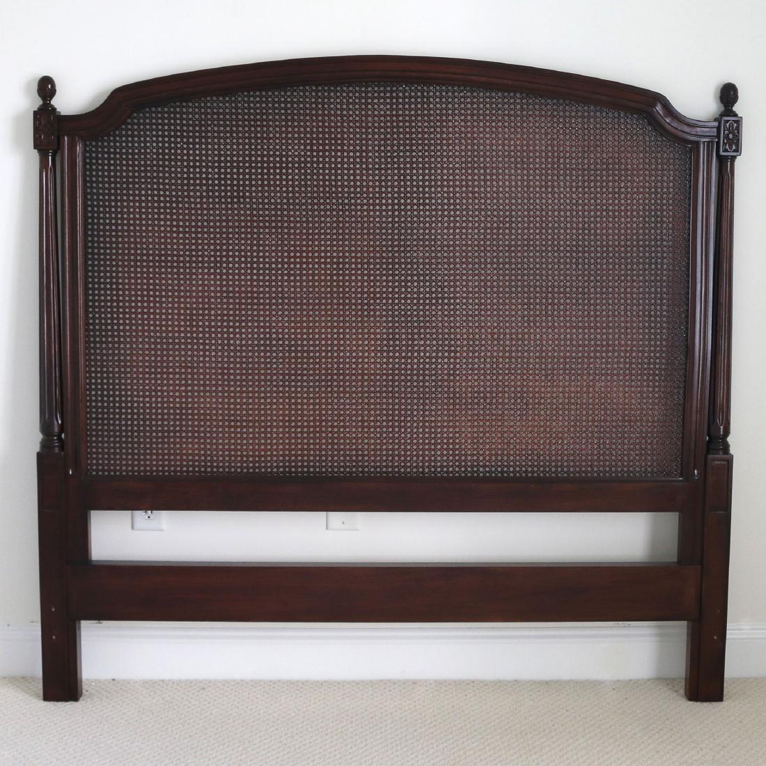 FRENCH MAHOGANY HEADBOARD (1 of 3)