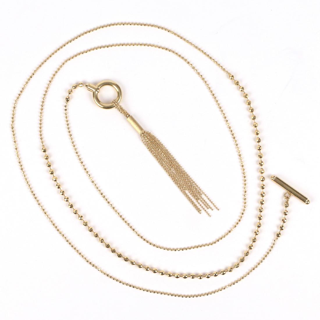 ITALIAN FACETED BEAD NECKLACE (1 of 3)