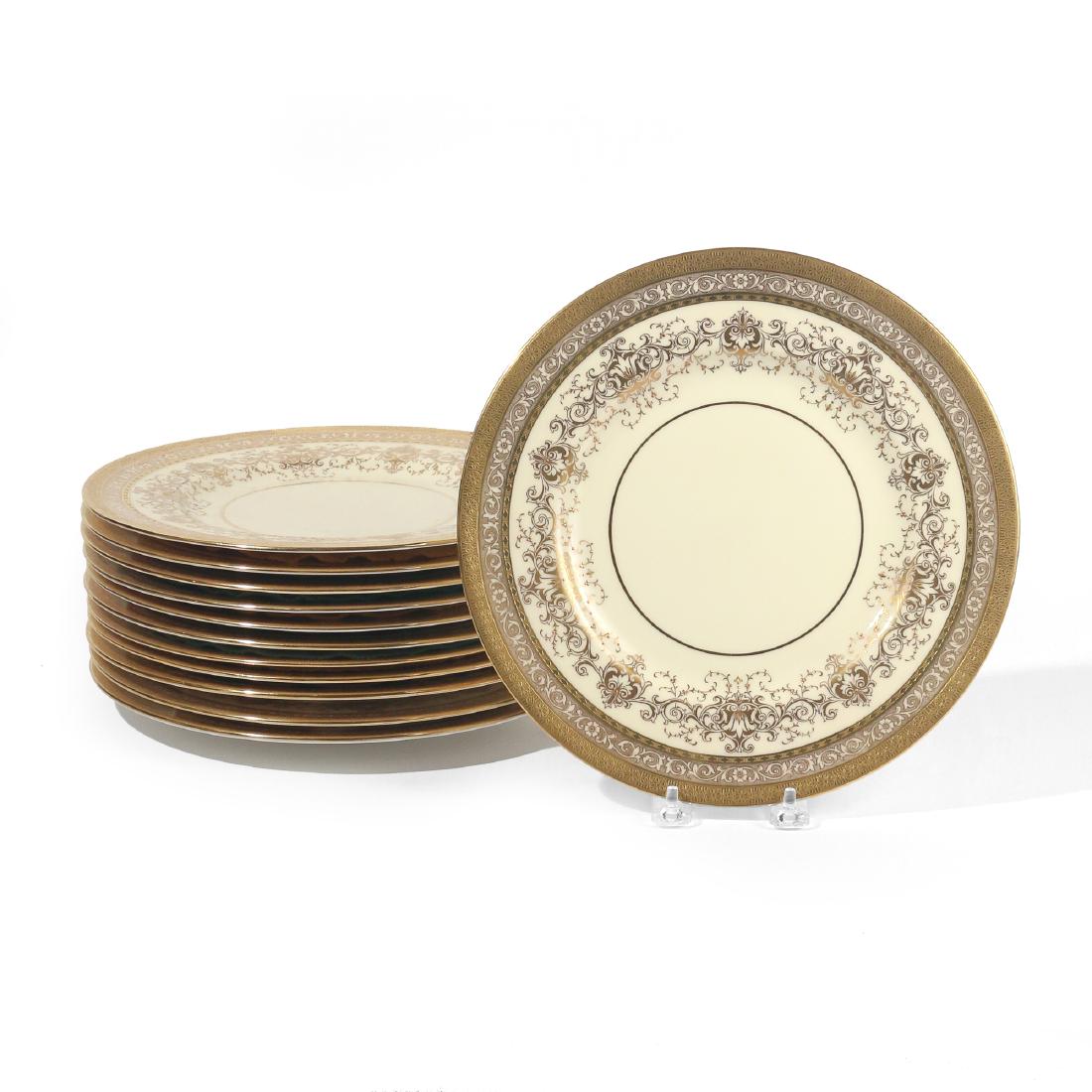 (12pc) EARLY MINTON SERVICE PLATES (1 of 8)