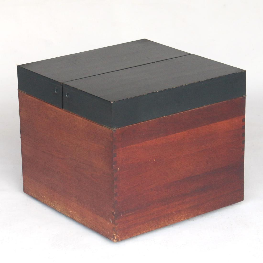 DANISH CUBE-FORM BAR CABINET (1 of 3)