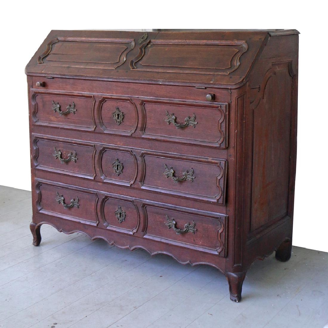 CONTINENTAL WALNUT SLANT LID DESK (1 of 5)