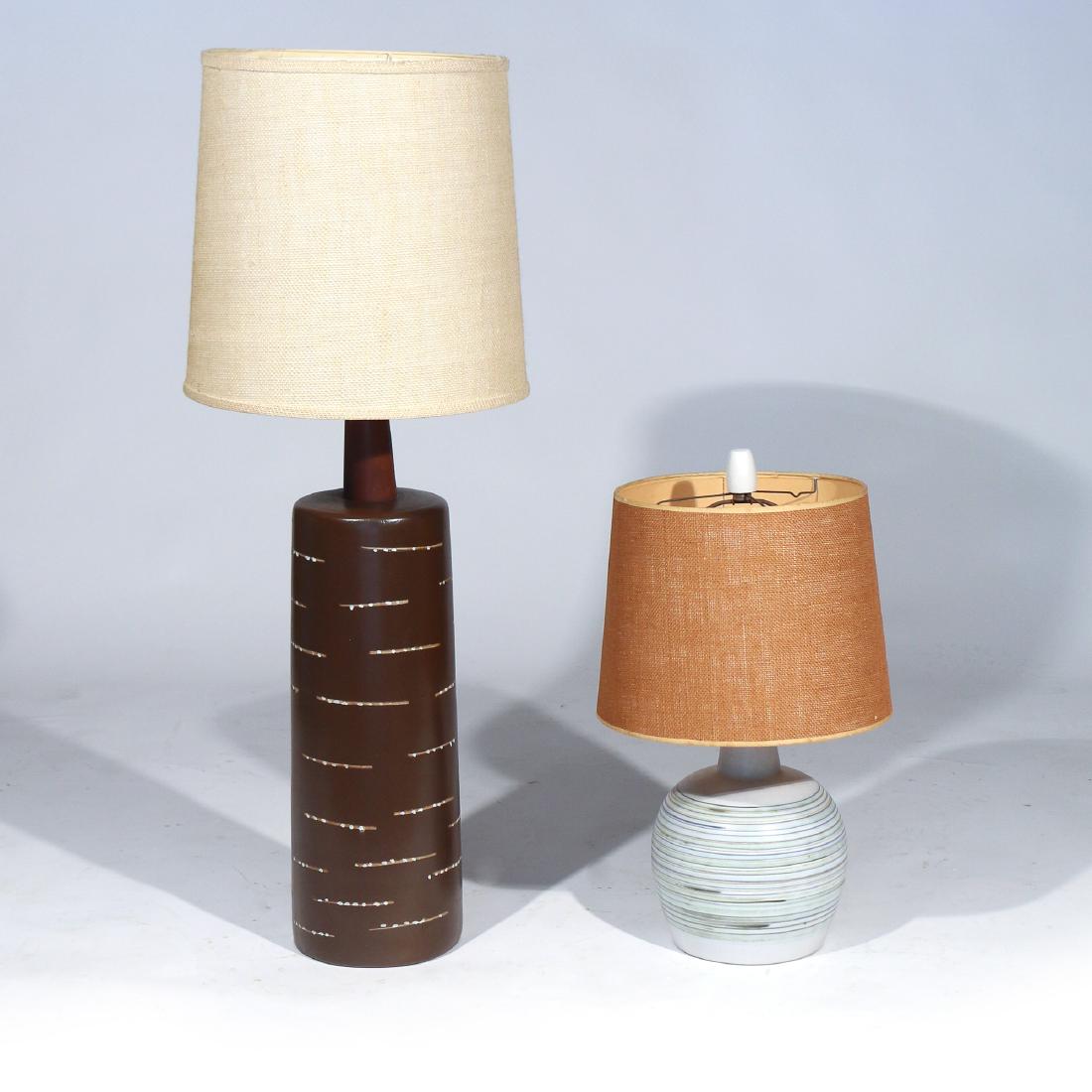 (2pc) GORDON & JANE MARTZ CERAMIC LAMPS (1 of 6)