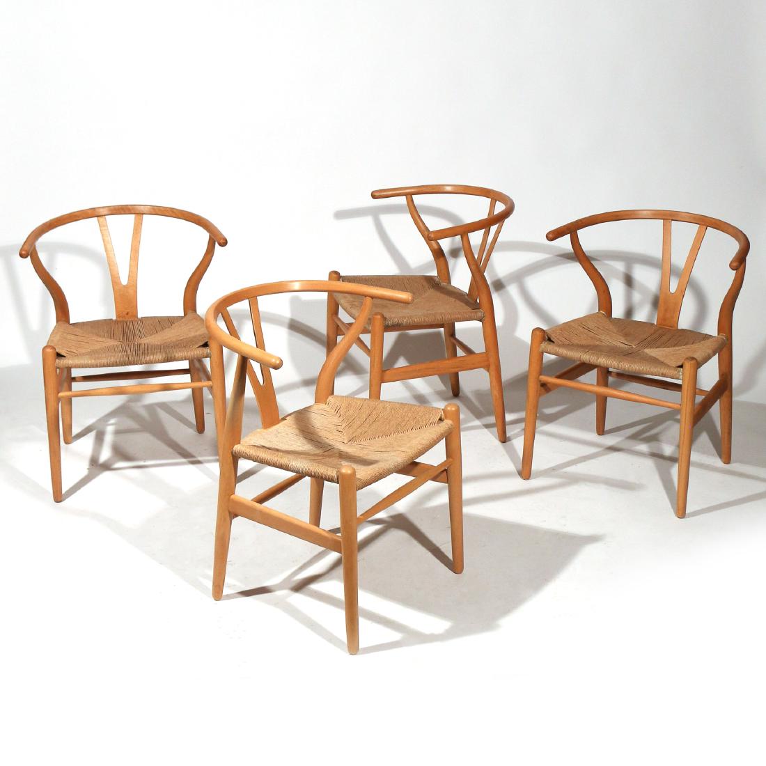 (4pc) HANS WEGNER ARMCHAIRS (1 of 4)