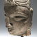 SOUTHEAST ASIAN CARVED STONE HEAD OF BUDDHA - 3