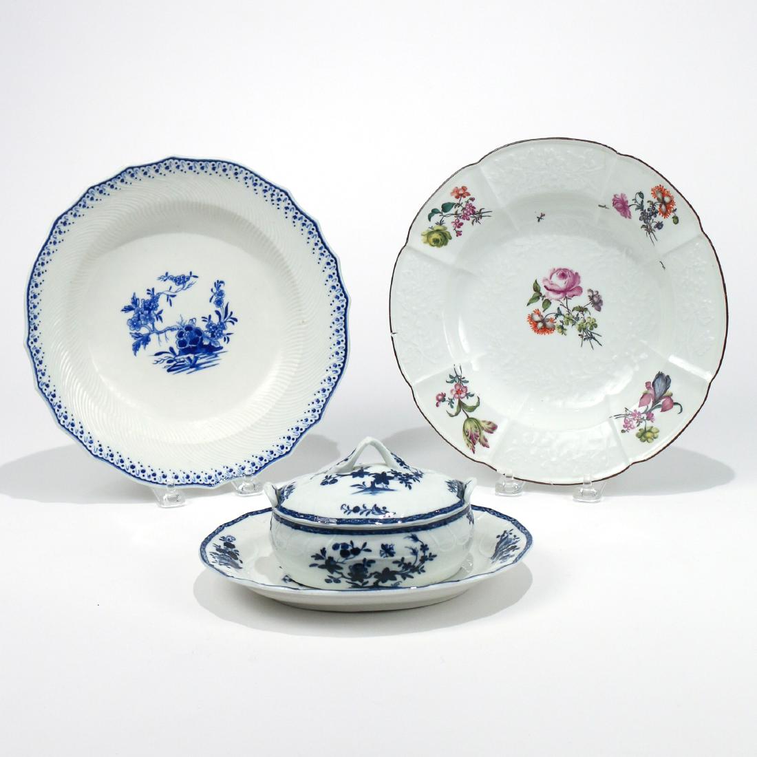 (4pc) EARLY MEISSEN & TOURNAY PORCELAIN (1 of 9)