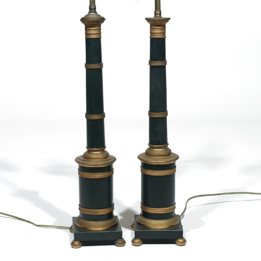 PAIR AUSTRIAN NEOCLASSICAL TABLE LAMPS (1 of 5)
