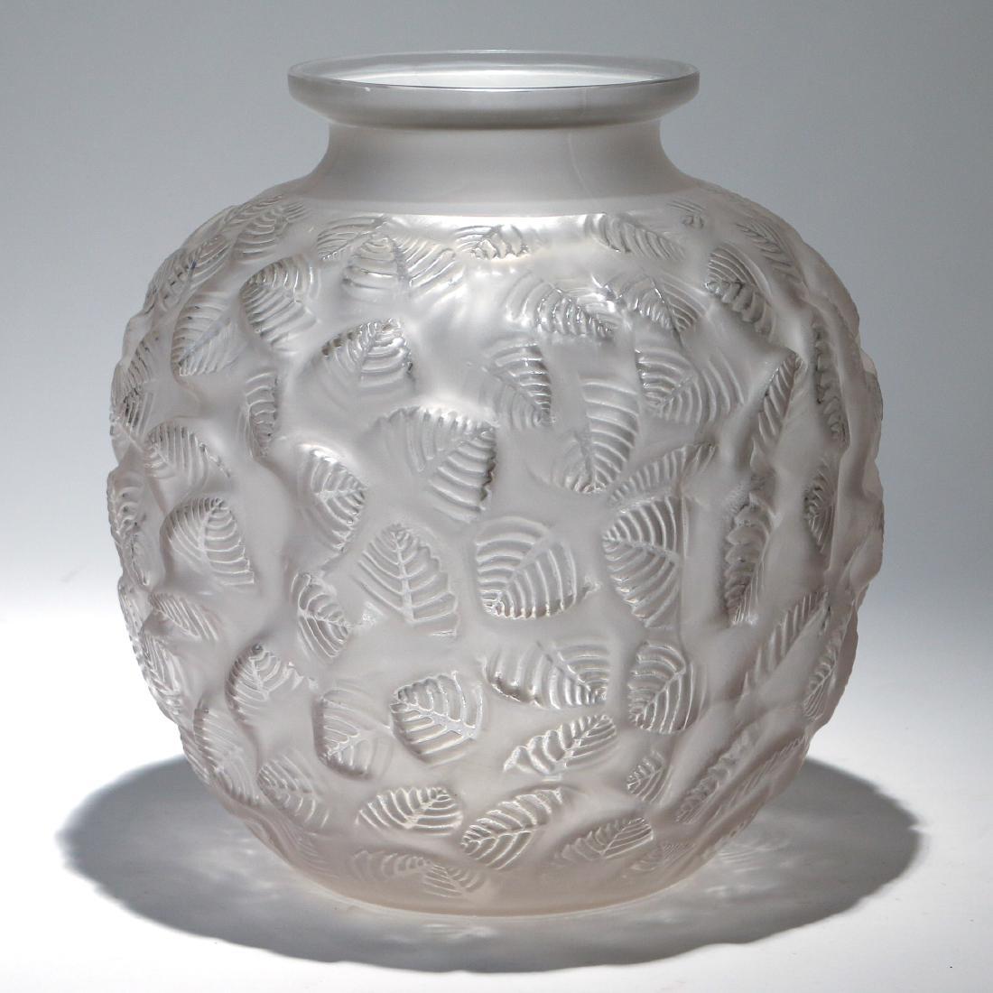 MONUMENTAL RENE LALIQUE CHARMILLES VASE (1 of 6)