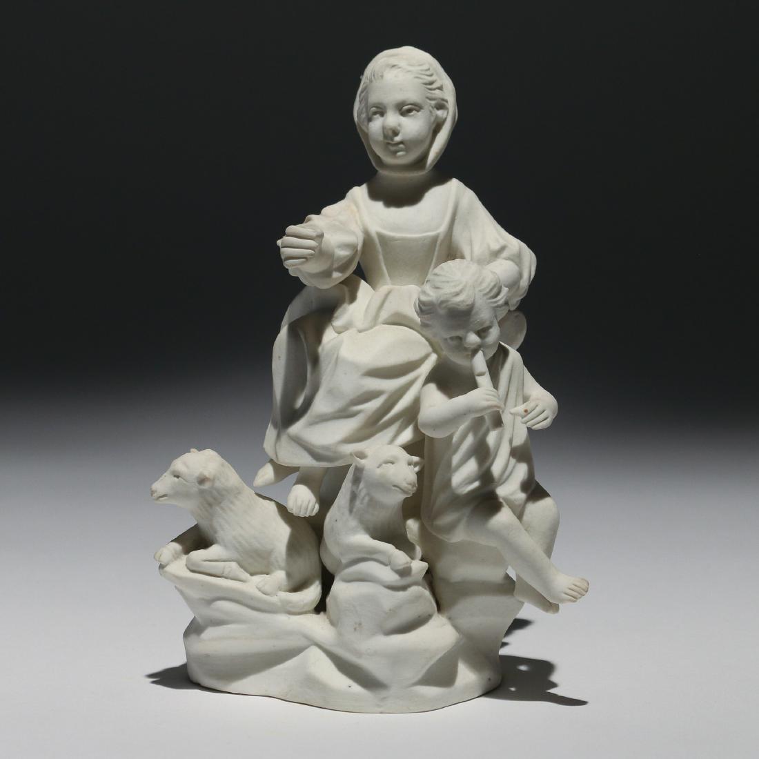 FRENCH BISCUIT PORCELAIN GROUP (1 of 5)