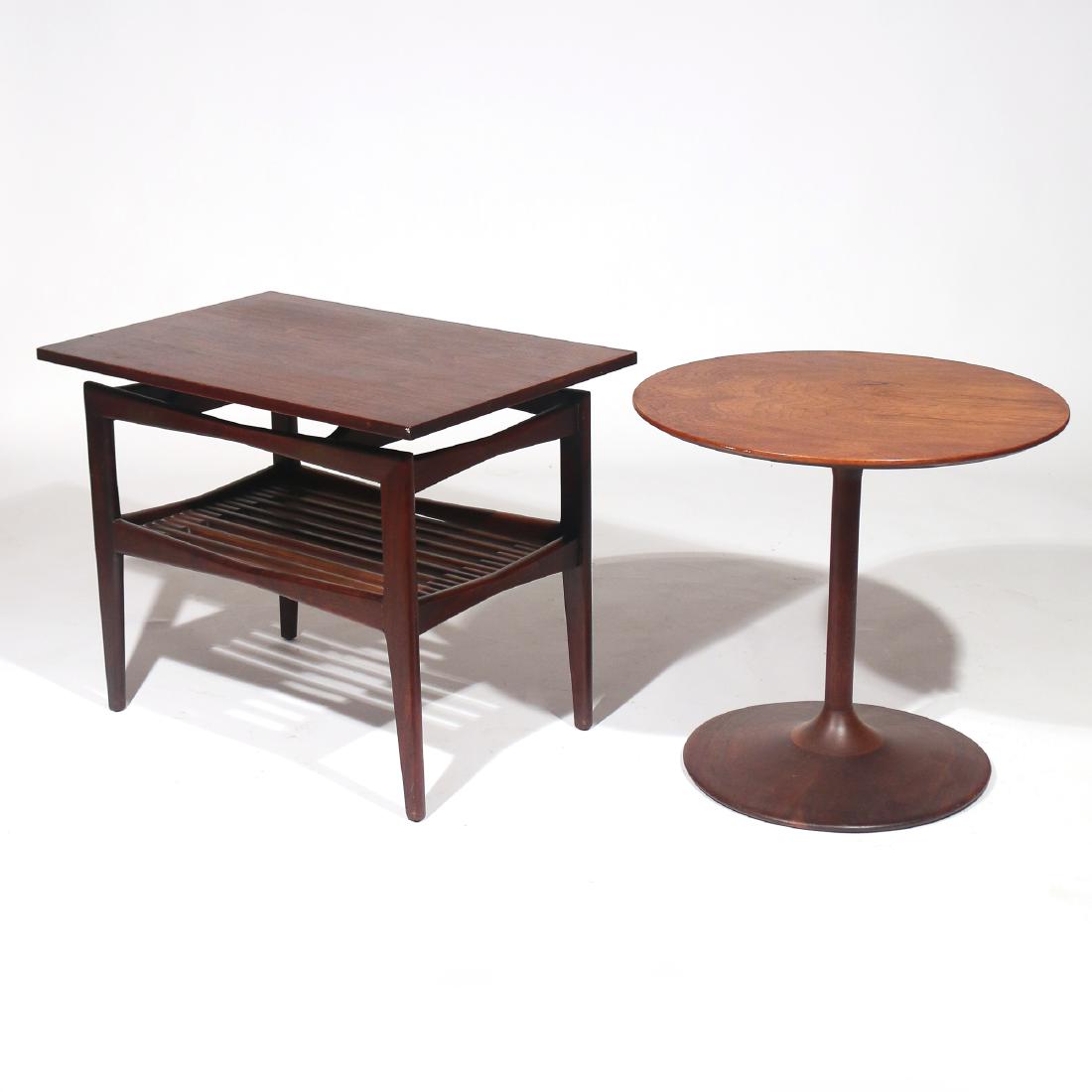 (2pc) TEAKWOOD SIDE TABLES (1 of 8)