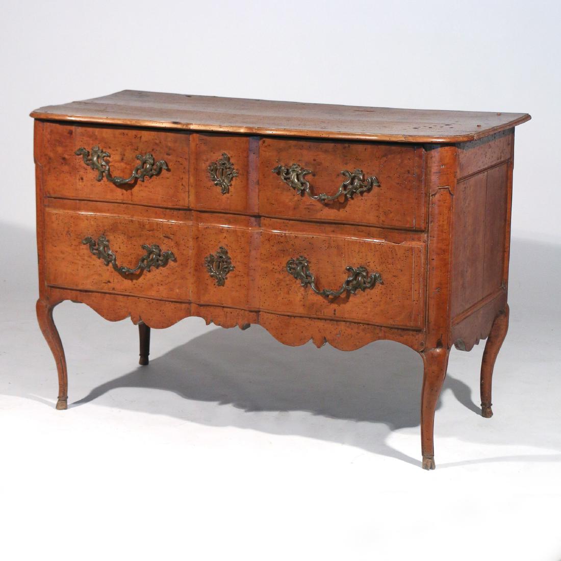 ITALIAN ROCOCO WALNUT COMMODE (1 of 5)