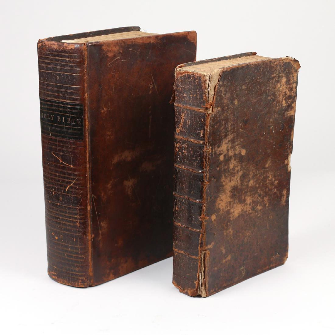 (2pc) CAPT. BENSON EARLY AMERICAN LEATHER BOOKS (1 of 20)