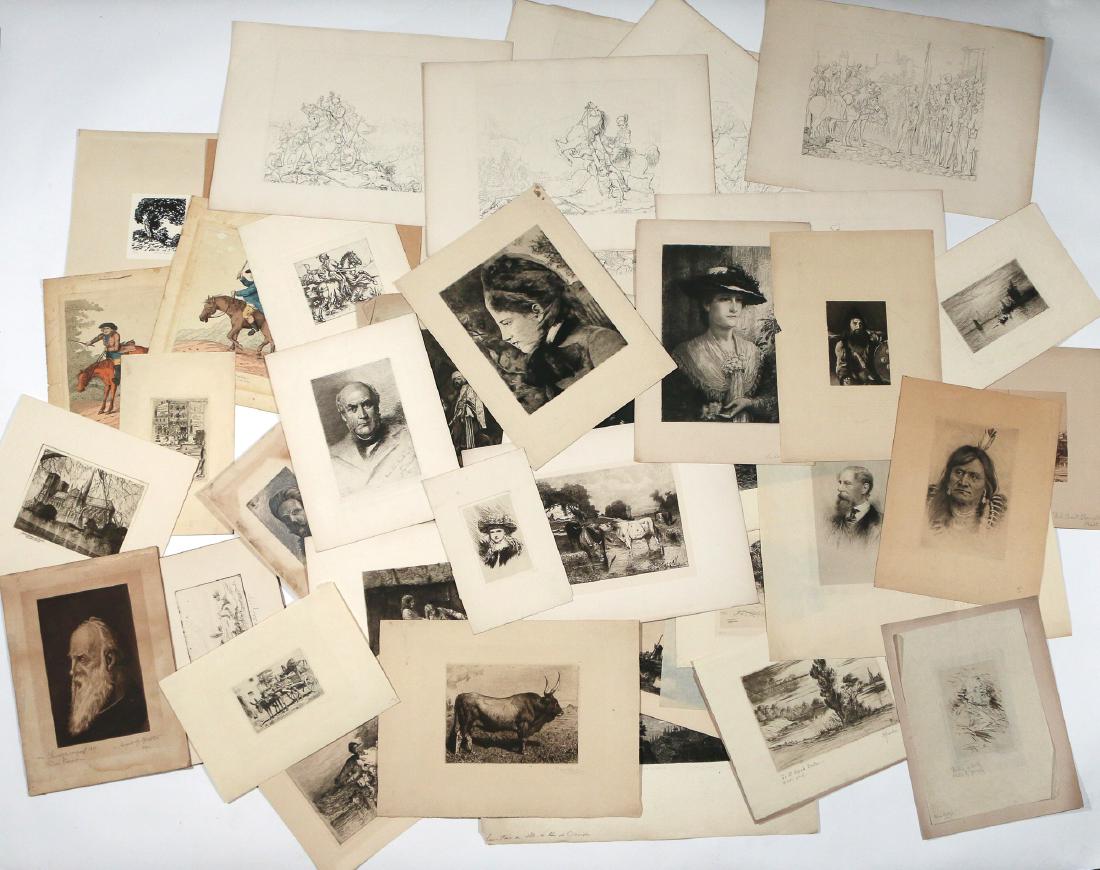 (47pc) LARGE COLLECTION OF PRINTS (1 of 12)