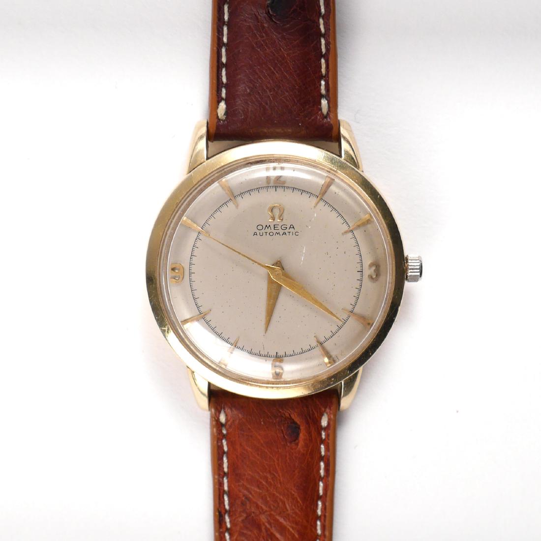 OMEGA 14k GOLD AUTOMATIC WRISTWATCH (1 of 7)