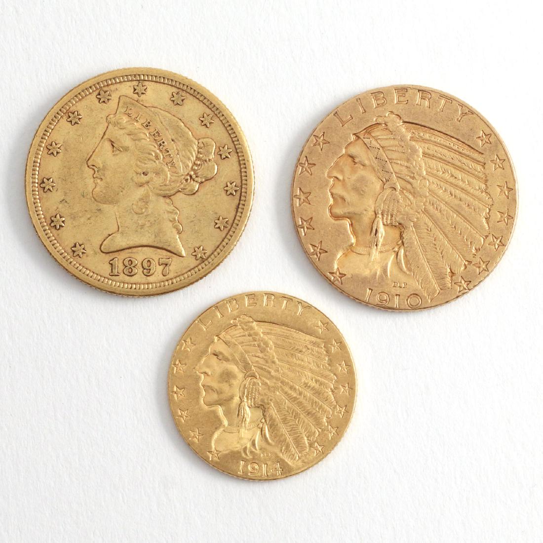 (3pc) AMERICAN GOLD COINS (1 of 5)