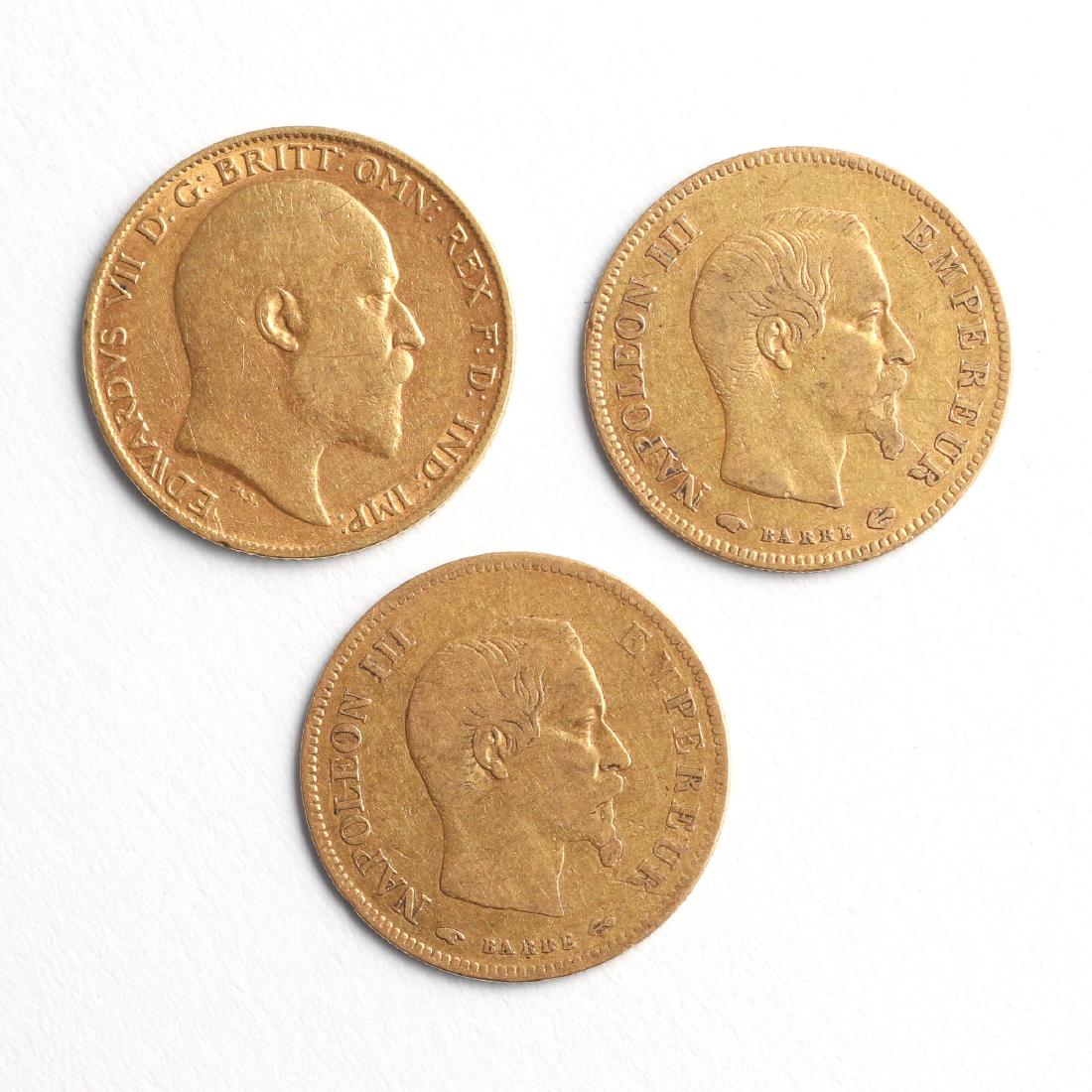 (3pc) CONTINENTAL GOLD COINS (1 of 5)