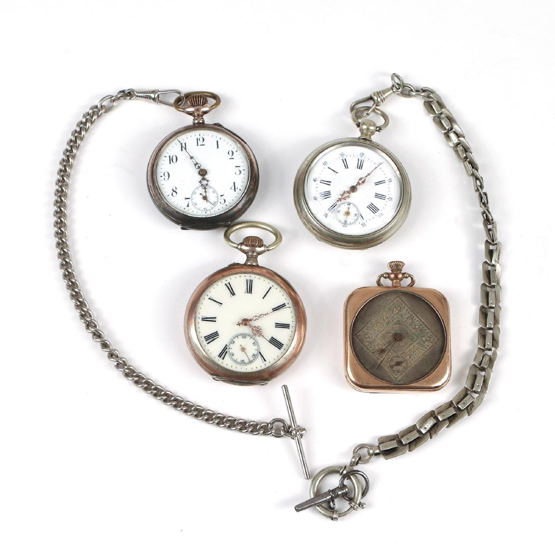 (4pc) AMERICAN POCKETWATCHES (1 of 1)