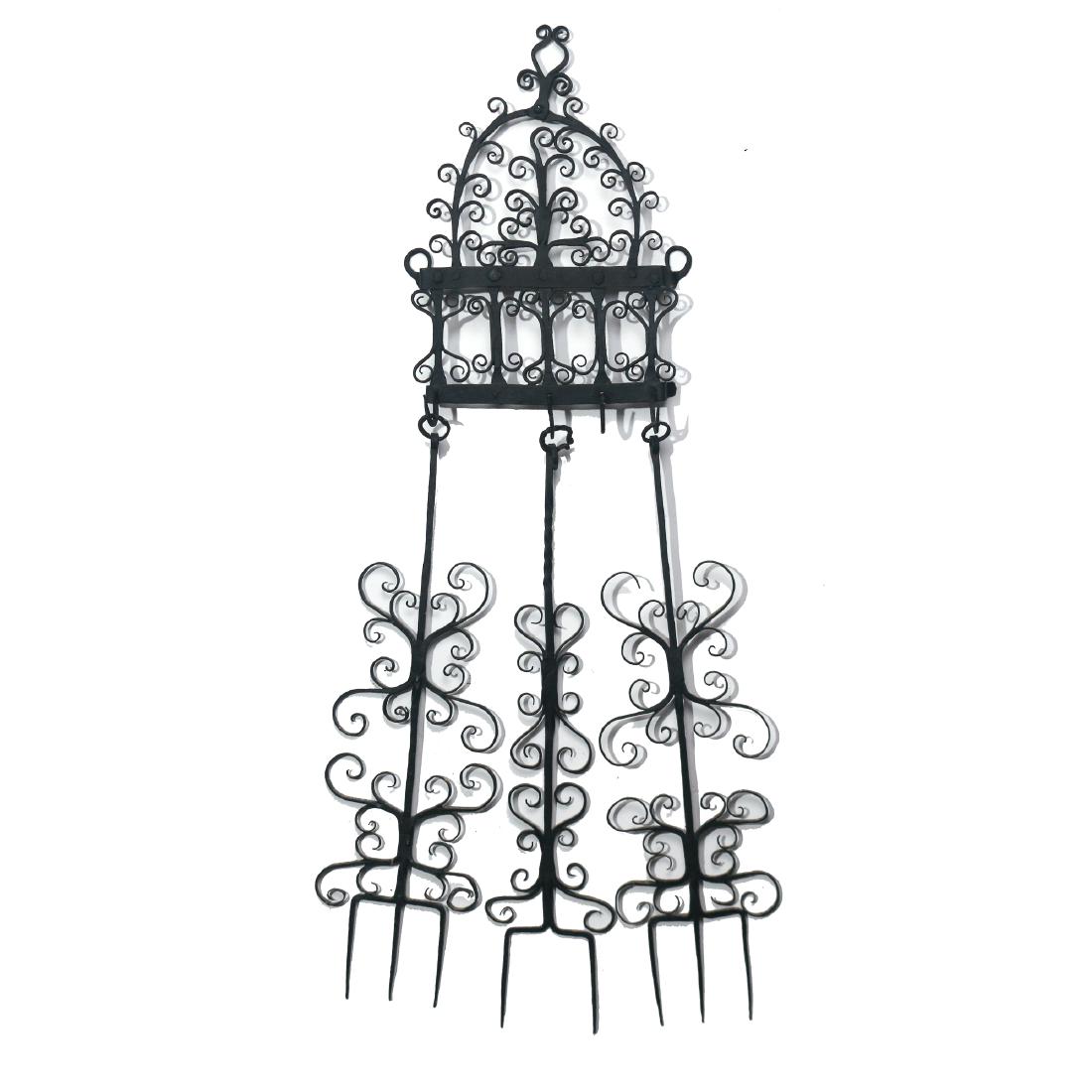 ANTIQUE WROUGHT-IRON KITCHEN SKEWER SET (1 of 4)