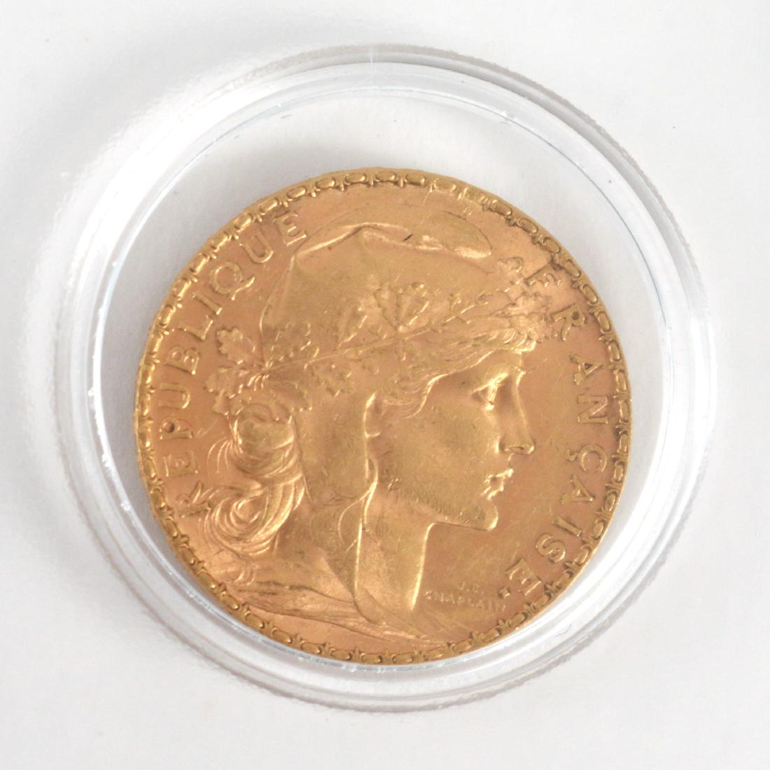 FRENCH 20 FRANCS GOLD COIN (1 of 2)