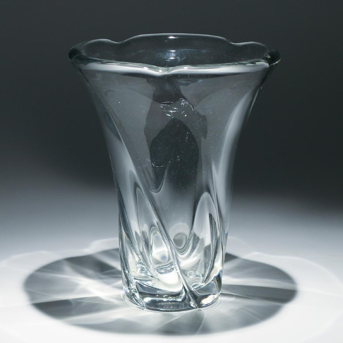DAUM NANCY MONUMENTAL GLASS VASE (1 of 2)