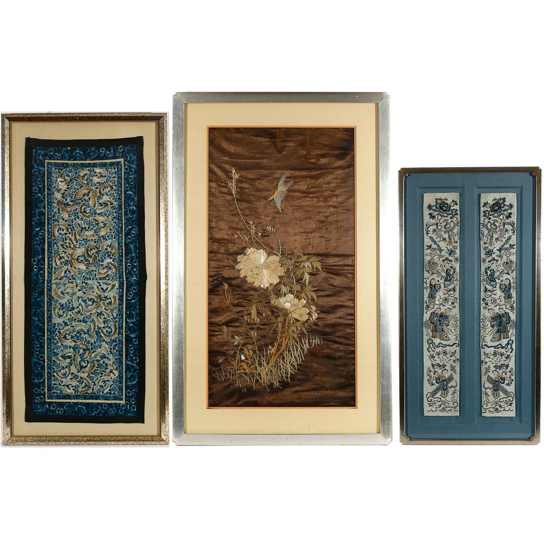 (3pc) ASIAN EMBROIDERIES (1 of 7)